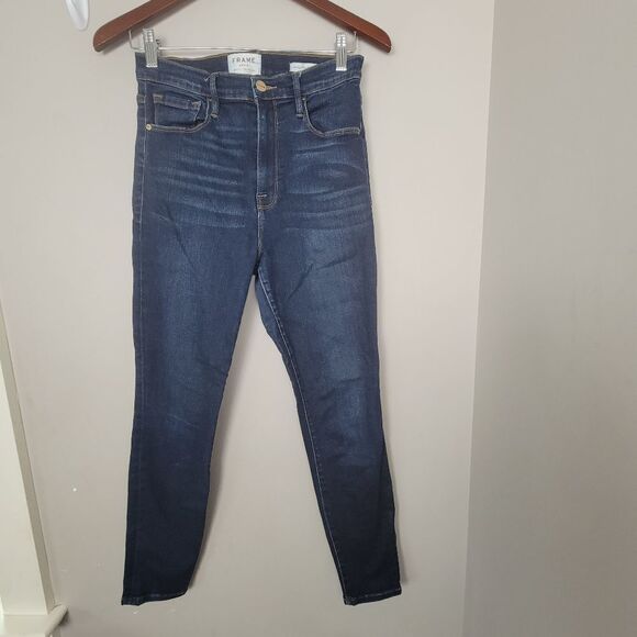 Frame
Denim Blue Skyfall 'Ali High RIse Cigarette' Jeans/Pants 28 - Picture 1 of 5
